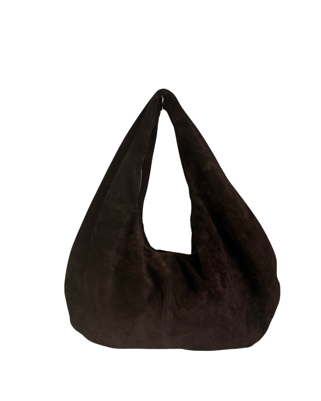 HOBO BAG BROWN SUEDE