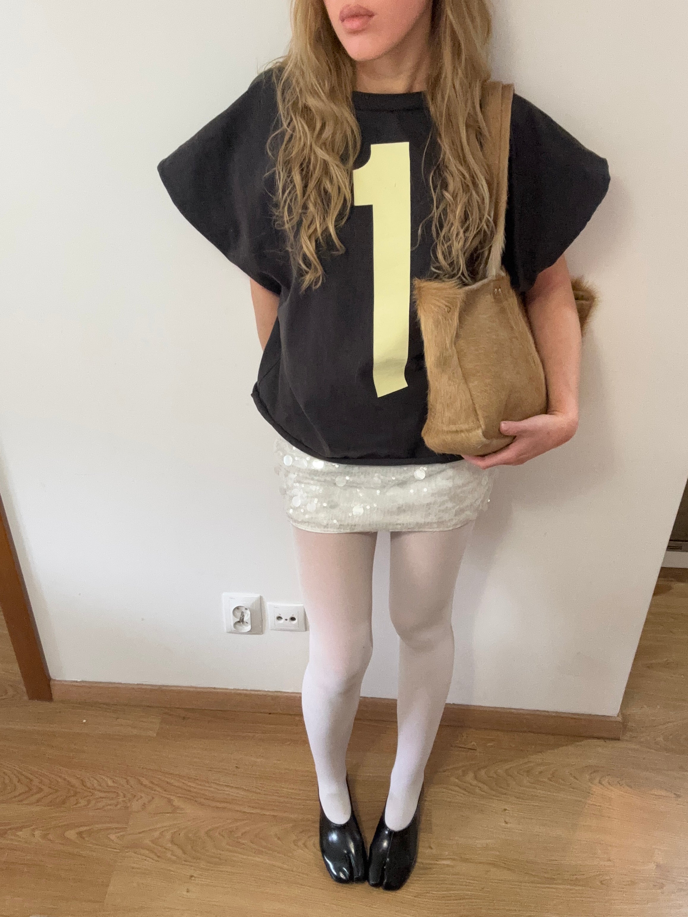 COW BEIGE LEATHER BAG
