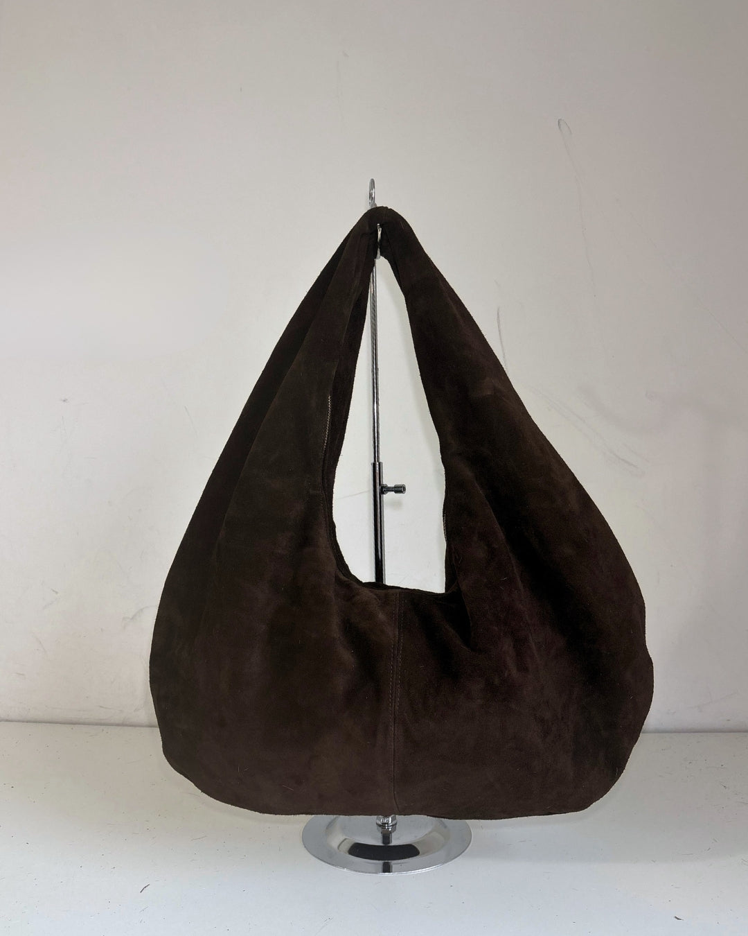 HOBO BAG BROWN SUEDE