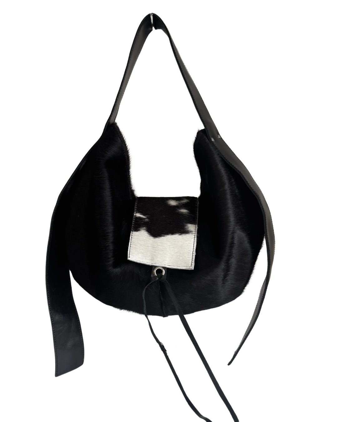 HOBO BAG BLACK HAIR