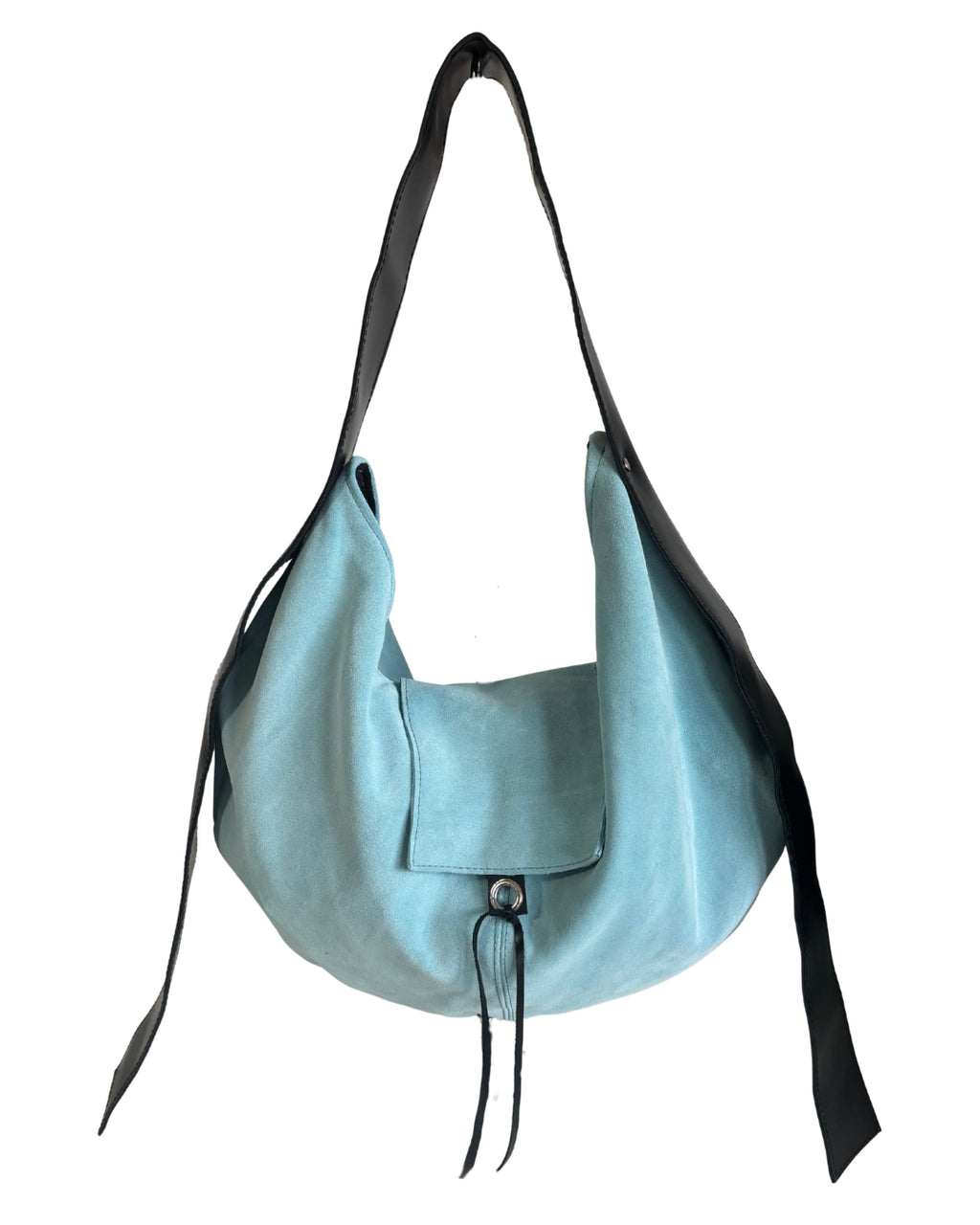HOBO BAG TURQUOISE SUEDE