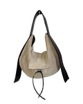 HOBO BAG BEIGE SUEDE