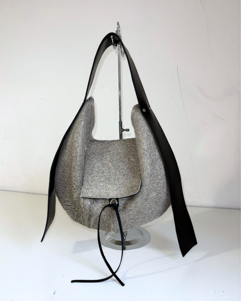 HOBO BAG GREY HAIR