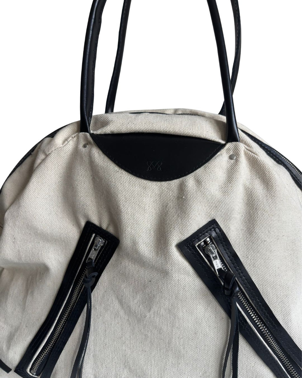 TRAVEL BAG CANVAS AND LEATHER