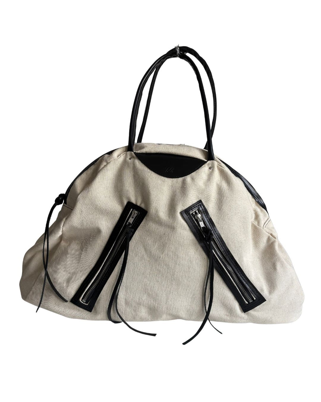 TRAVEL BAG CANVAS AND LEATHER