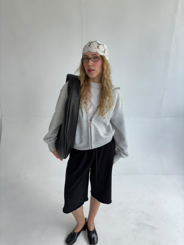 HOBO BAG BLACK LEATHER