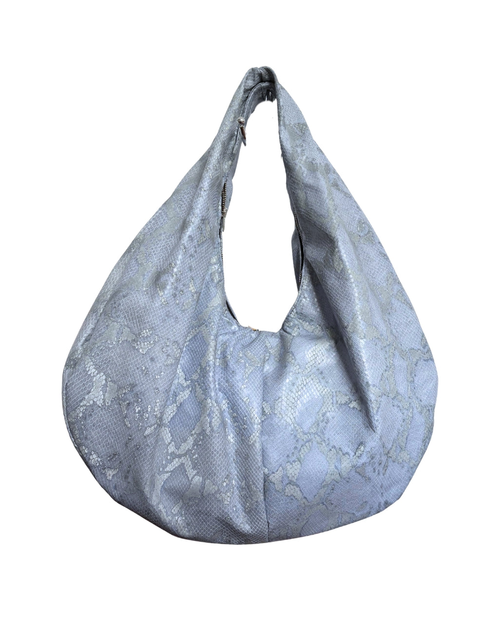 HOBO BAG BLUE SNAKE