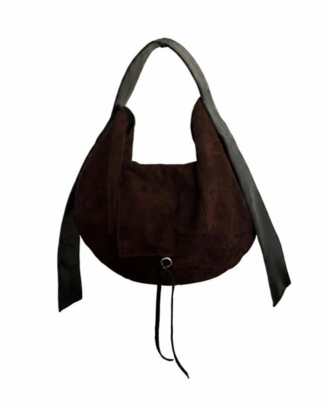 HOBO BAG BROWN SUEDE