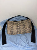 SHOPPER BAG BEIGE SNAKE