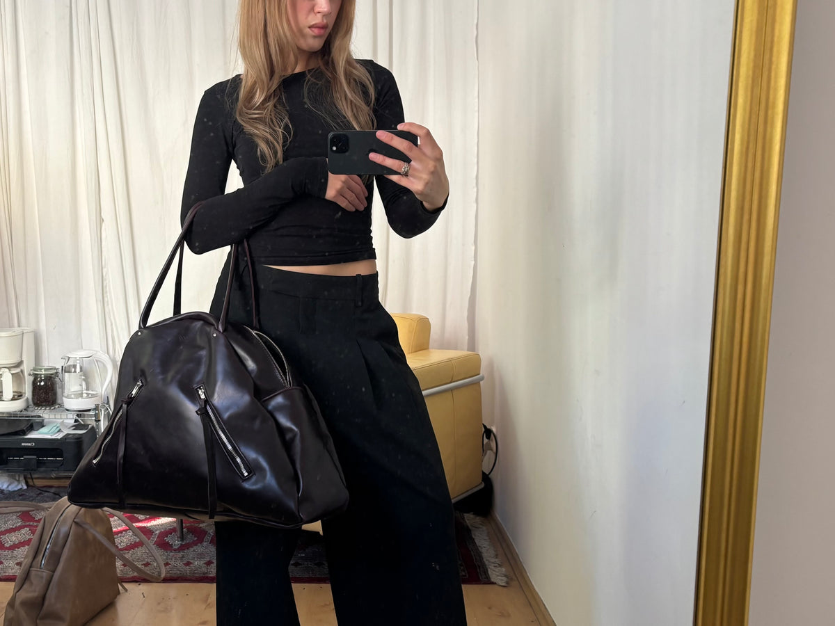 TRAVEL BAG PLUM