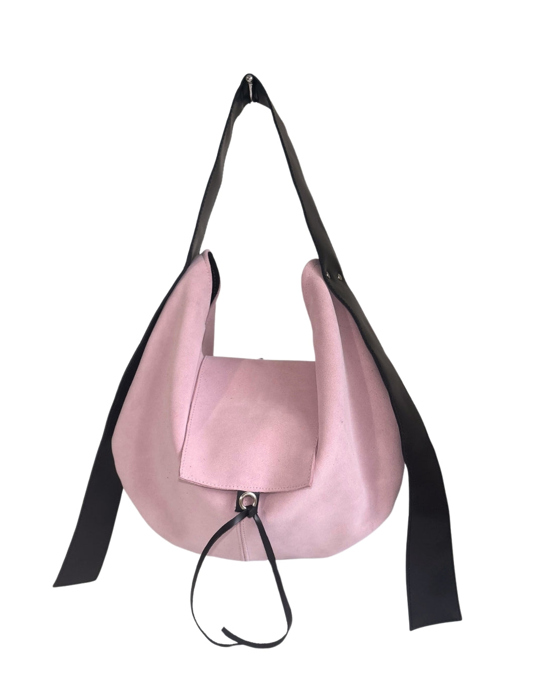 HOBO BAG PINK SUEDE