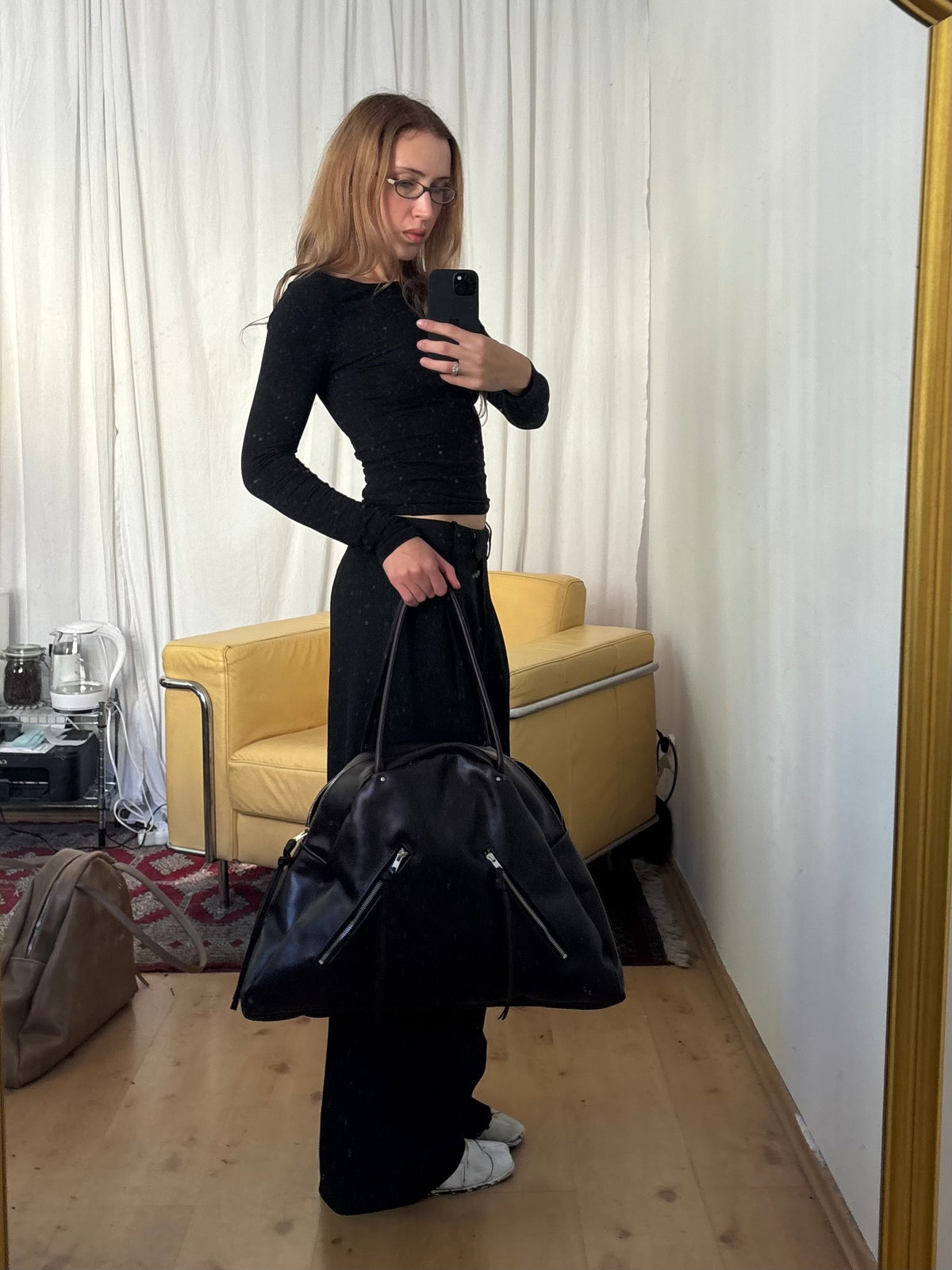 TRAVEL BAG PLUM