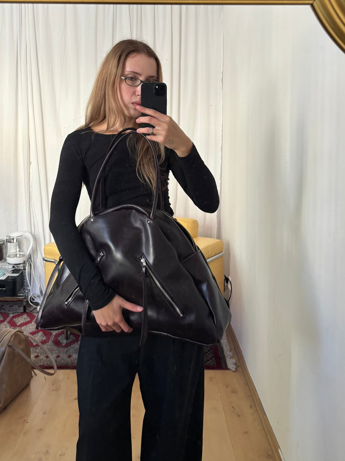 TRAVEL BAG PLUM
