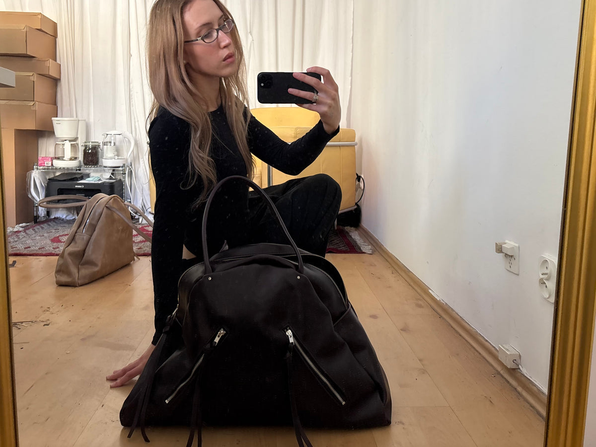 TRAVEL BAG PLUM