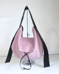 HOBO BAG PINK SUEDE
