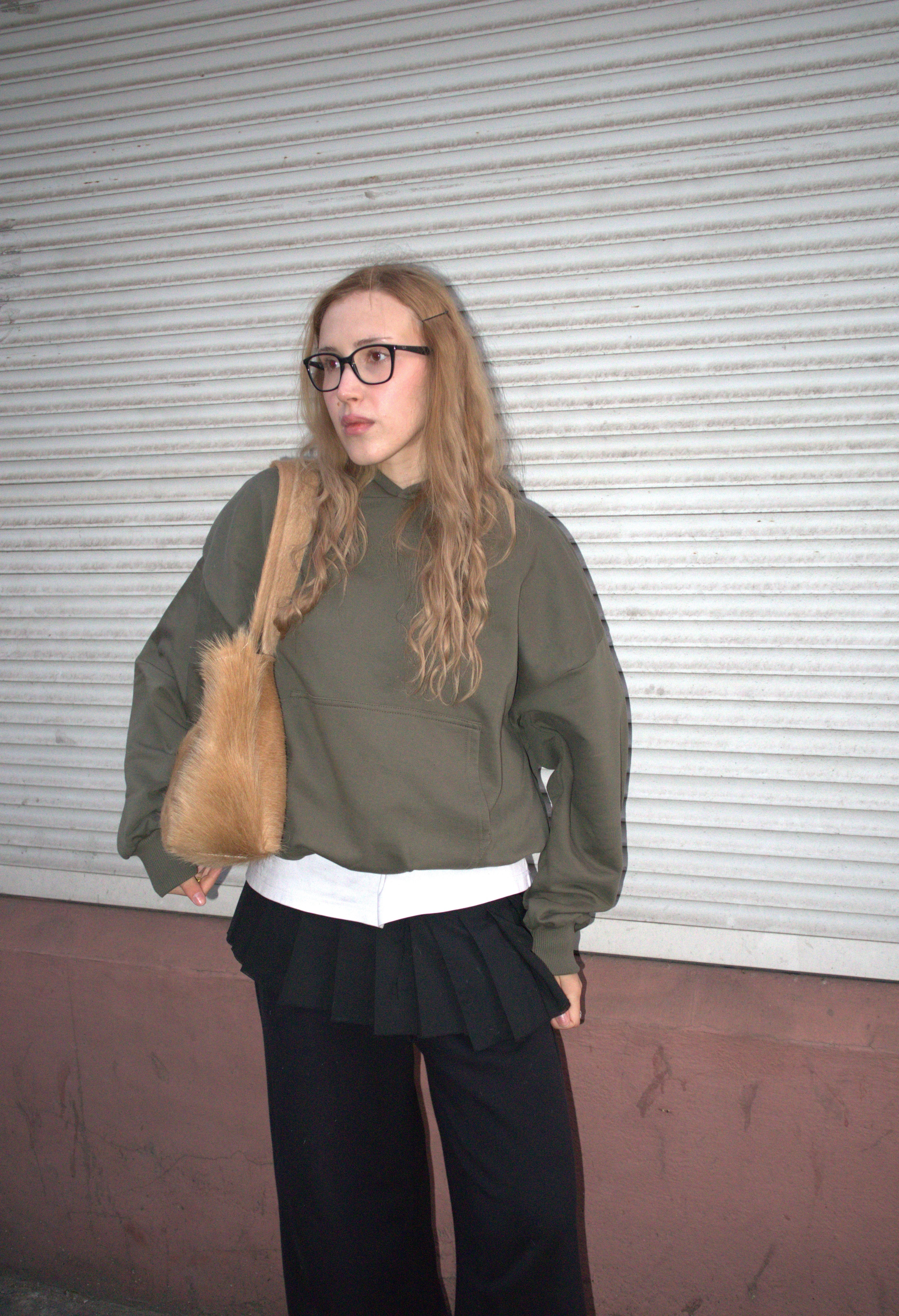 COW WHITE LEATHER BAG