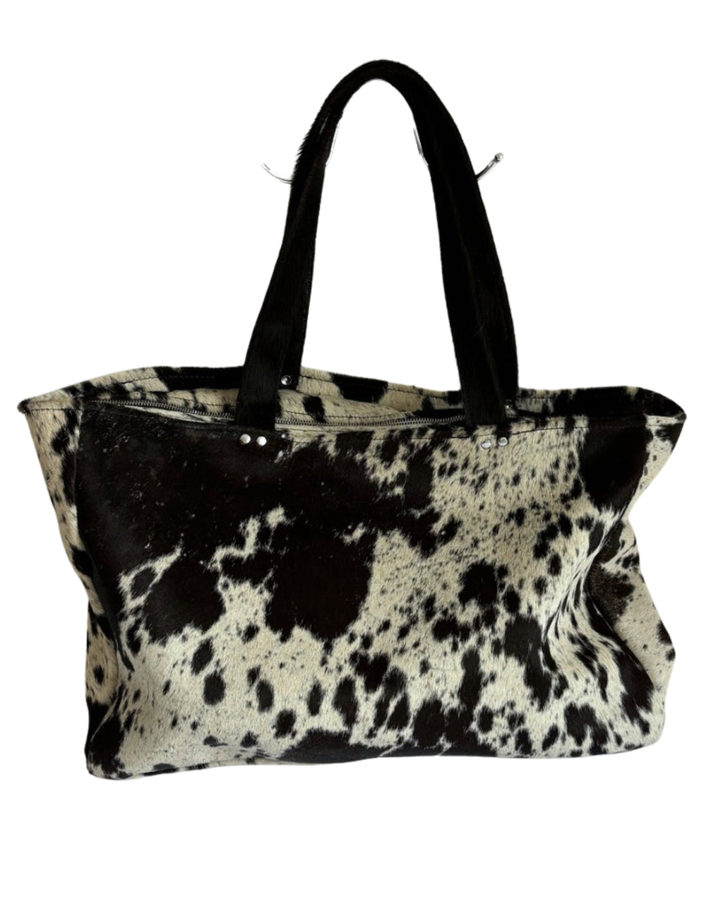 COW WHITE LEATHER BAG