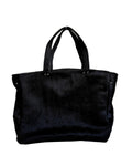 COW BLACK LEATHER BAG