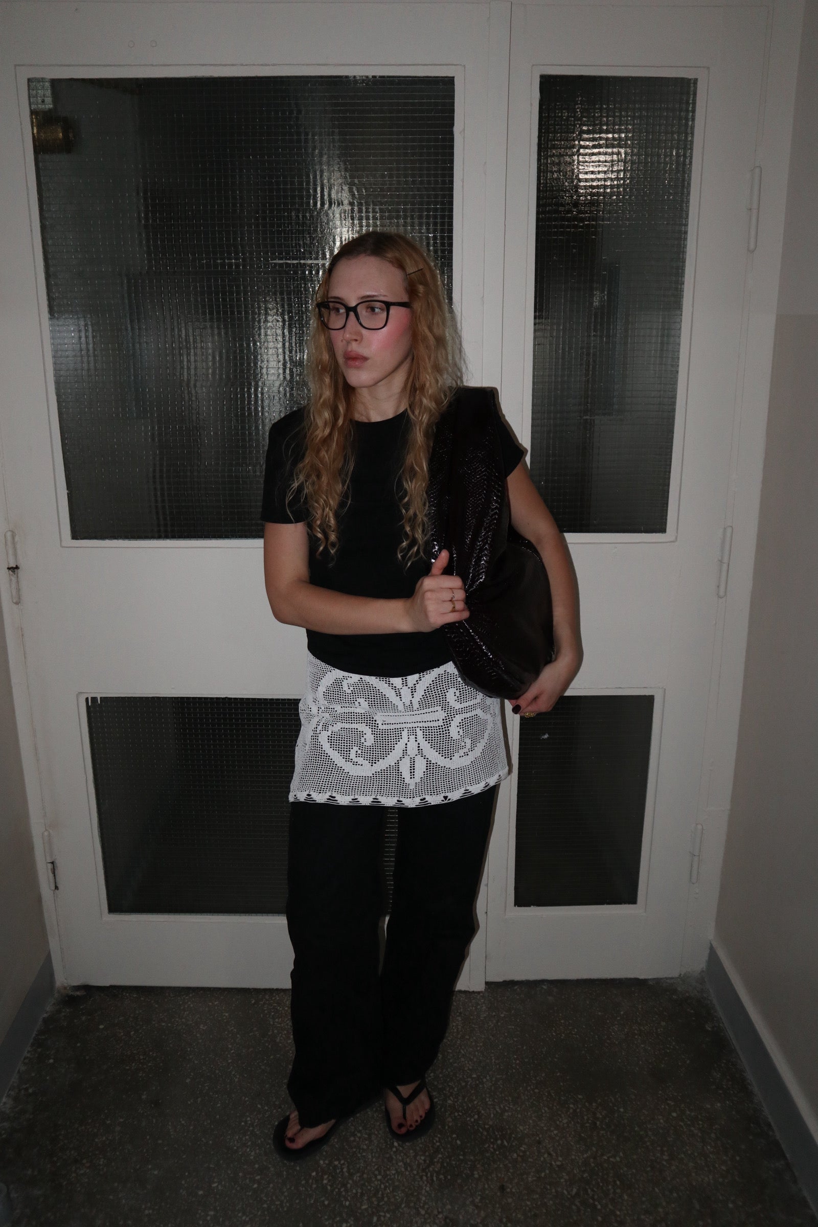 HOBO BAG BURGUNDY SNAKE