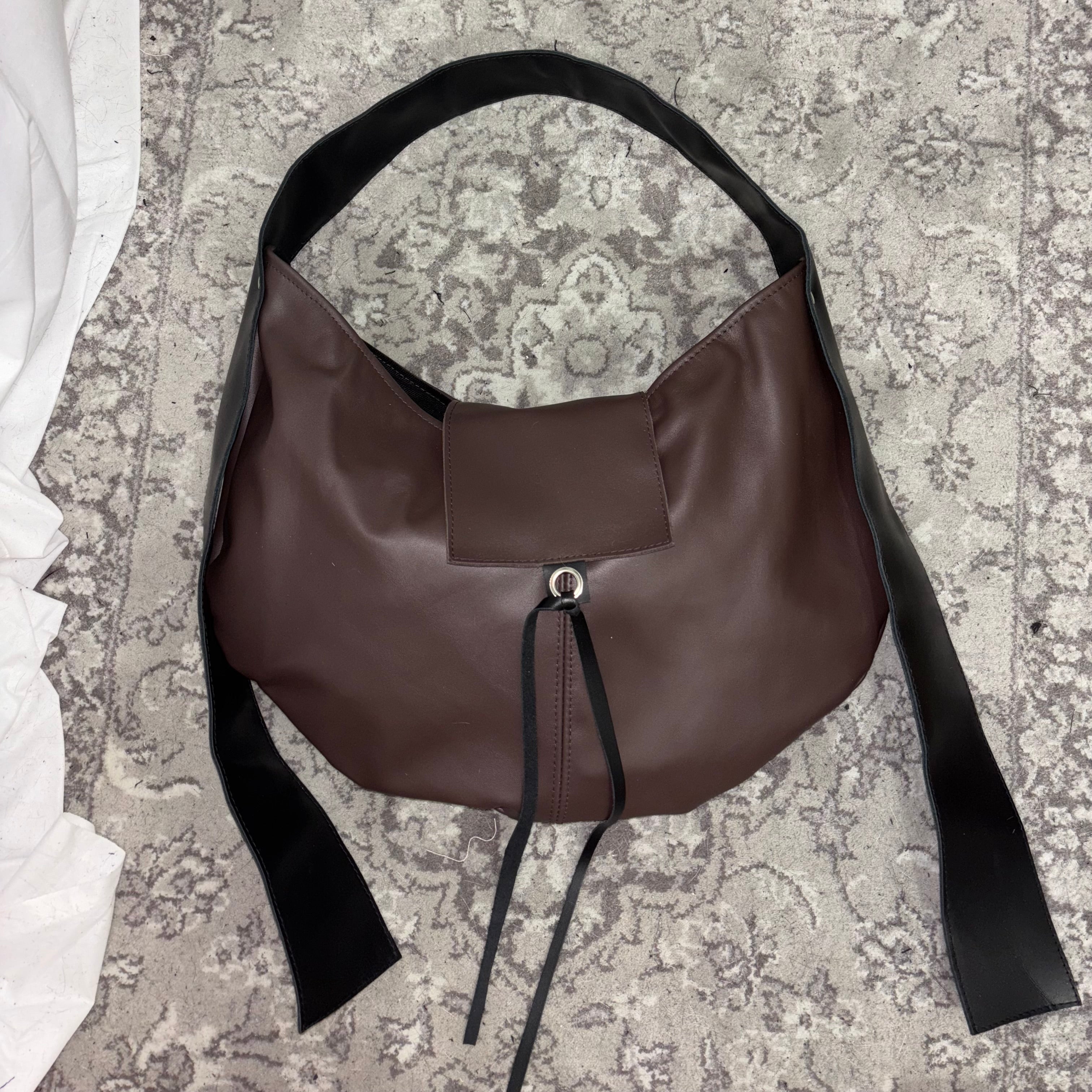 HOBO BAG BROWN LEATHER